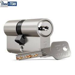 TITAN i6 nikkel 40-55 biztonsági zárbetét (5db kulcs +kódkártya)