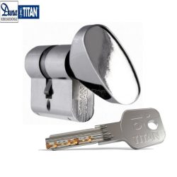 TITAN i6 nikkel 31-31 gombos biztonsági zárbetét (5db kulcs +kódkártya)