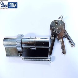 TITAN K1 nikkel 30-55 fogaskerekes zárbetét 10 fog (3db kulcs)
