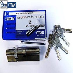 TITAN K5 nikkel fogaskerekes zárbetét 30-55 10 fog (5db kulcs) 